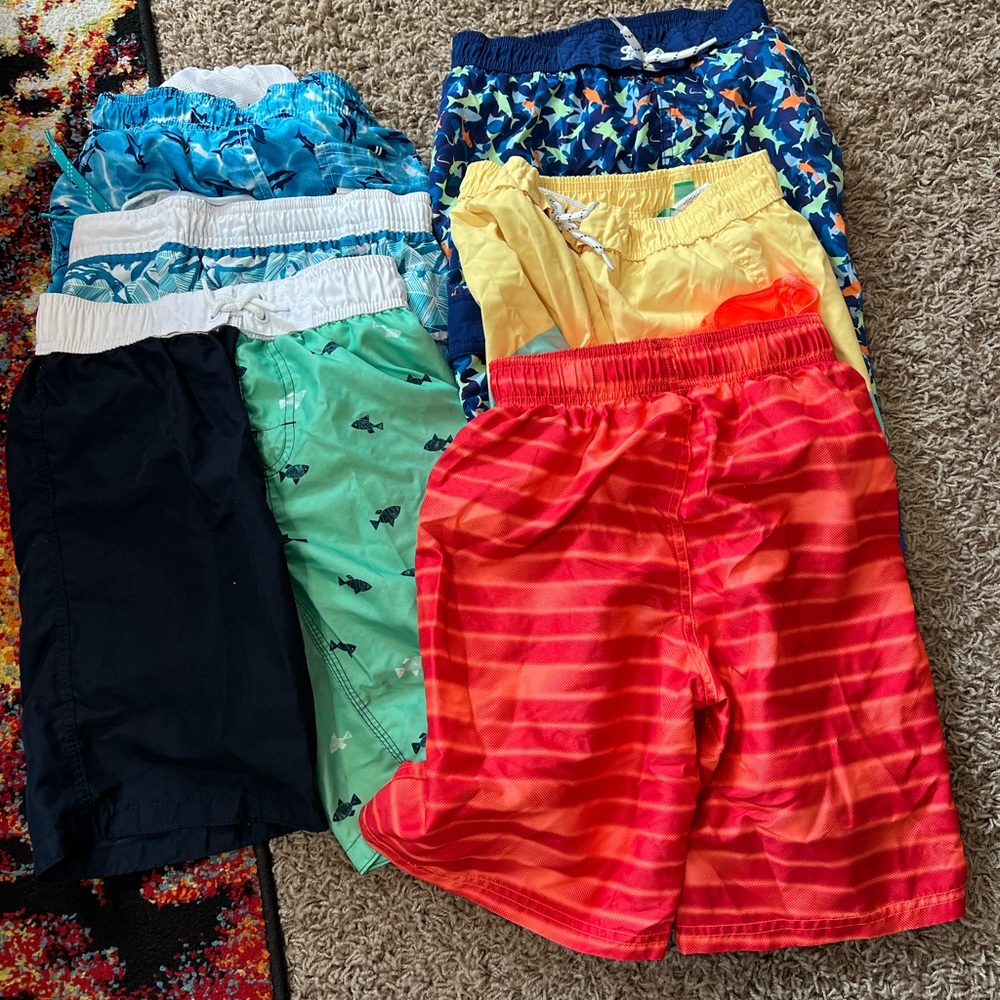 Boys size medium swim trunks